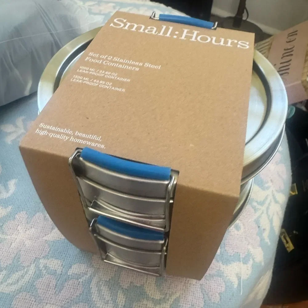 NEW! *Small Hours* Stainless Steel Food Containers